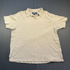 Vintage POLO SPORT Ralph Lauren V-Cut Neck 100% Cotton Polo Shirt Size Large